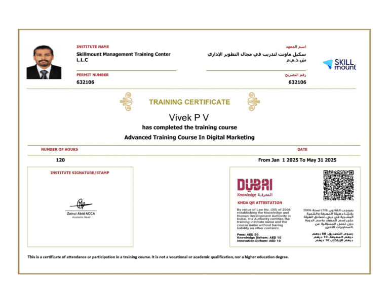 Skillmount-certificate